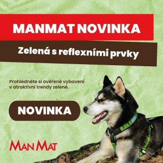 Zelená kolekce postrojů, vodítek a obojků od českého výrobce MANMAT- Česká republika na Petcz.cz 💚 Náš obchodní partner...